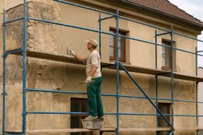Oprava fasády domu